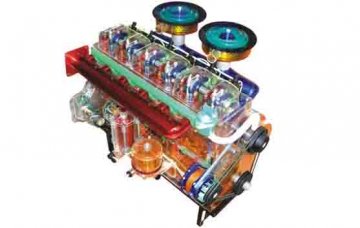 汽車零部件教具:混合動力汽車的結(jié)構(gòu)