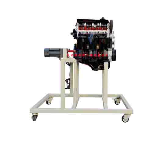 發(fā)動機構造二維碼展示臺