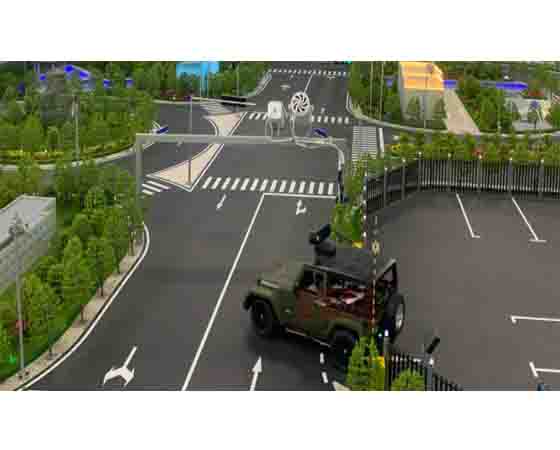 天津無(wú)人駕駛實(shí)訓(xùn)沙盤模擬